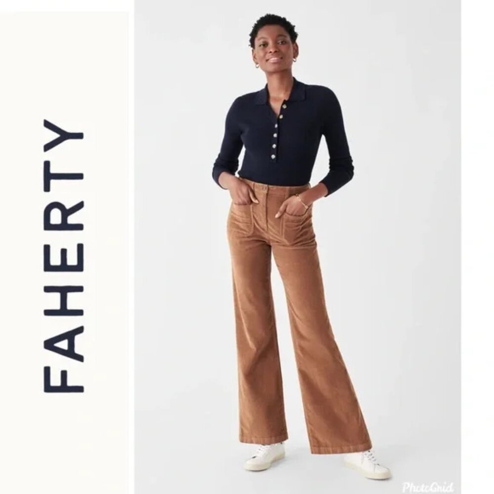Faherty Stretch Cord Patch Pocket Pant 27